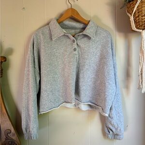 Aerie Overaized Crop Sweater